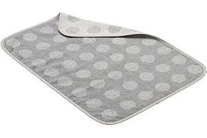 Leander Matty Topper Towel for Changing Pillow Organic Cool Grey