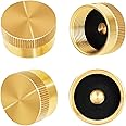 Detoypapa 4 pcs Caps for Refillable 1 LB Propane Cylinder Tanks Solid Brass Fit All 1 Pound Propane Bottle Gas Tank Cylinders Suitable for Camping Barbecue Propane Heater Grill