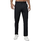 GBOY STUDIO Men's Golf Pants Stretch Lightweight Dress Pants Non-Iron Casual Business Slacks Trousers with Pockets
