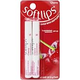 Softlips Lip Protectant/Sunscreen, Value Pack, Cherry, Twinpack