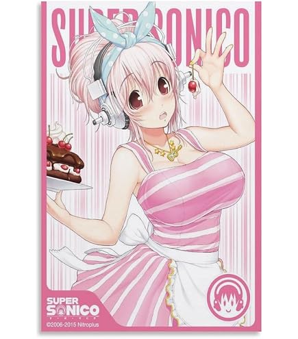 Amazon.com: Super Sonico Anime Manga Video Game Non-Slip Mousepad