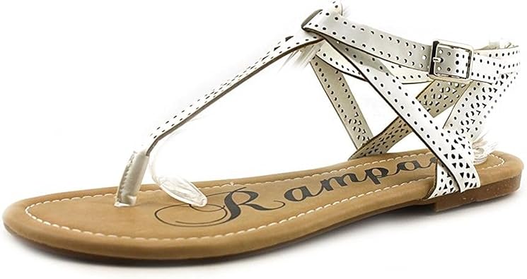 rampage white sandals