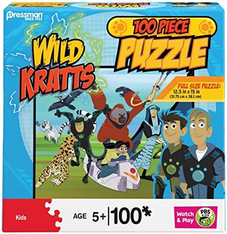 PBS Kids, Wild Kratts 100 Piece Puzzle 