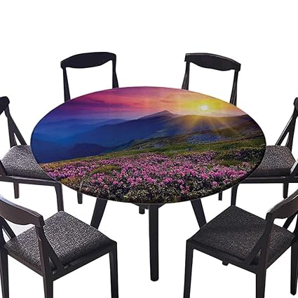 Amazon Com Picnic Circle Table Cloths Magical Iry Horiz