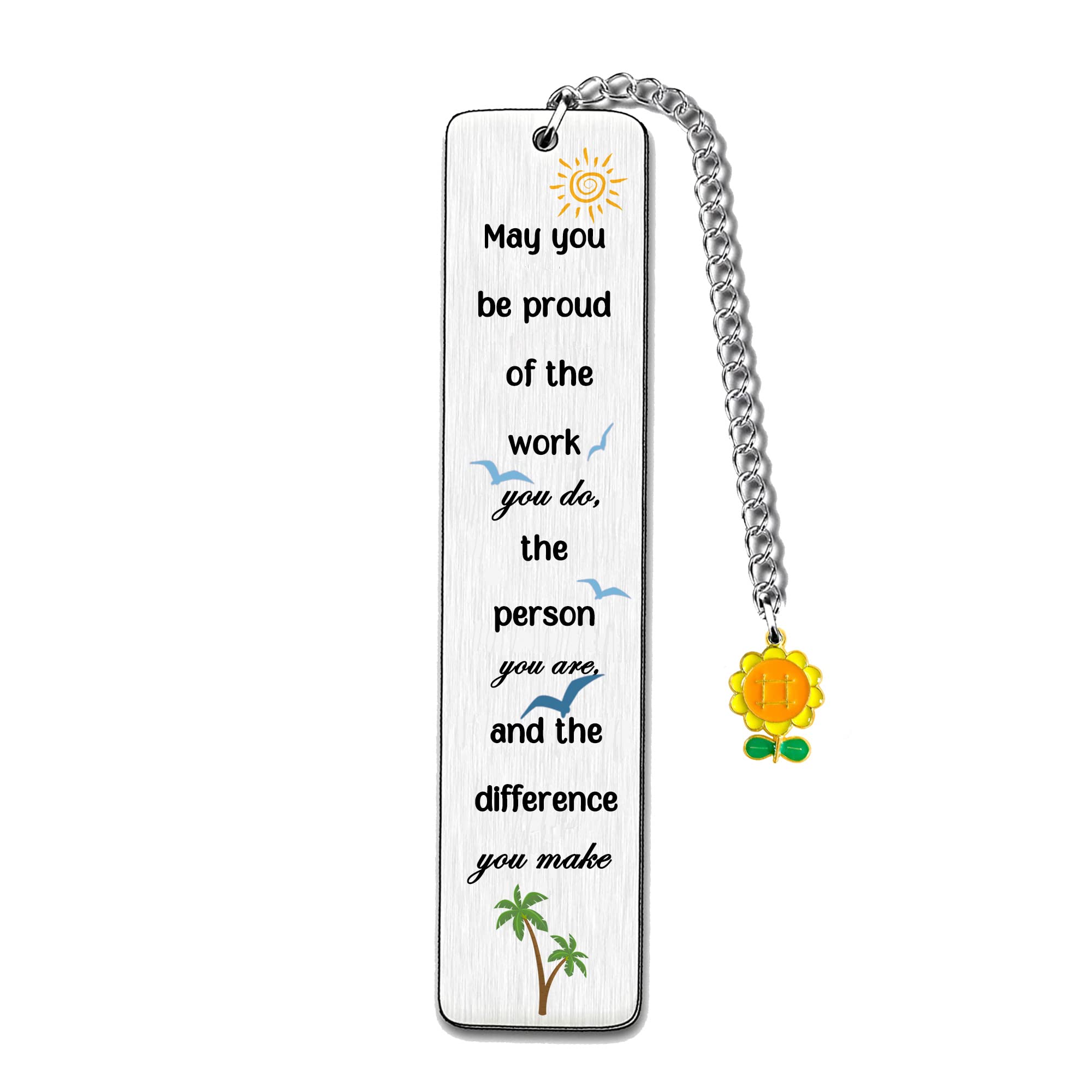Bookmarks for Women Men Teachers Day Gifts Bookmark Inspirational Dad Mum Bestie Birthday Present Auntie Uncle Encouragement Book Lover Grandad Nanny Friend Retirement Christmas Keepsakes (May You)