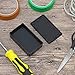 Elcoho 10 Pieces Plastic Waterproof Boxes Junction Case Compatible with Electronic Project 3.94 × 2.36 × 0.98 Inches, Black