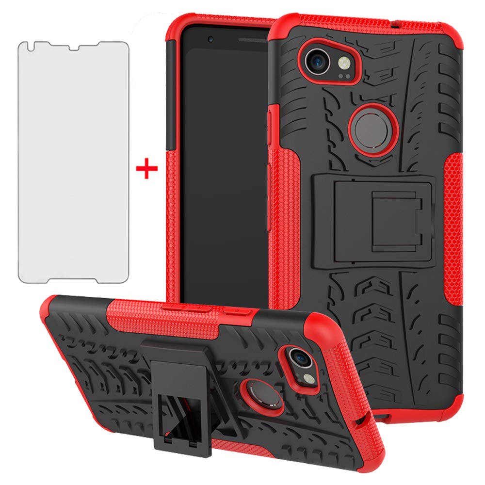Phone Case for Google Pixel 2XL with Tempered Glass