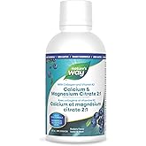 Nature's Way Calcium and Magnesium Citrate 2:1 - Liquid Supplement with Vitamin K2 and Collagen – Helps Support the Maintenan