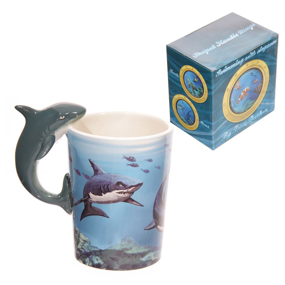 Lisa Parker Shark Handle Ceramic Mug Decal Gifts, and, Cards Teacher, School, Gifts Occasion, Gift, Idea
