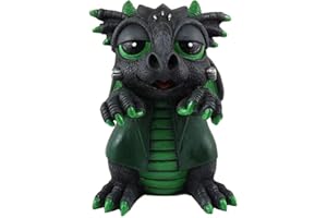 WORLD OF WONDERS GIFTS World of Wonders Dreamland Dragons Fantasy Home Decor Figurines (Obsidian Frankenstein)