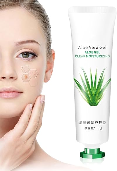 Rianpesn Aloe Gel 30ml 260ml Face Moisturizing Refreshing Non-Greasy Sunburn