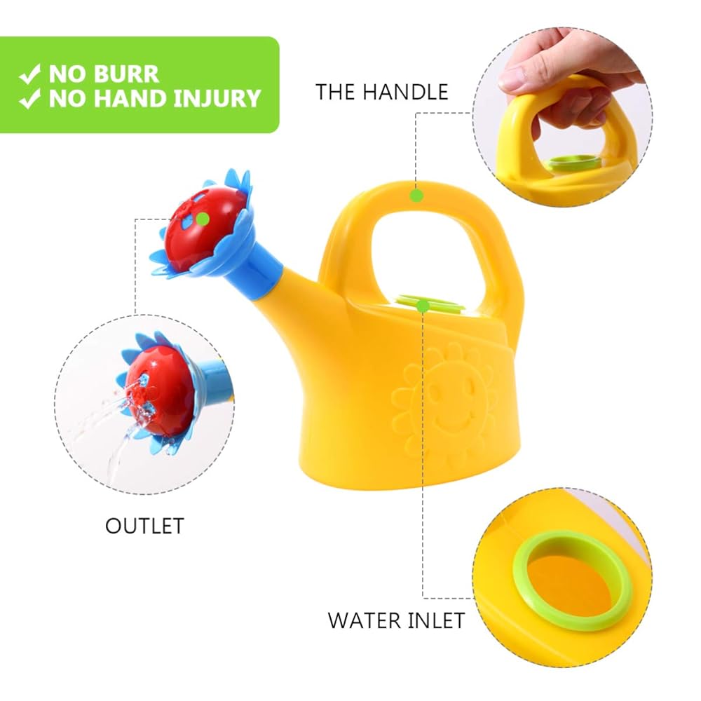 2 Pcs Kids Watering Can Kids Watering Pot Toy Bathtub Toys for Toddlers