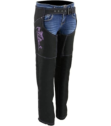 Chaps Motard Homme Cuir Noir Taille M - Hot Leathers - Style Biker Grunge