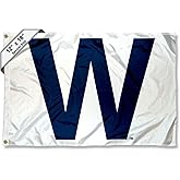 Chicago Baseball W Win Boat and Golf Cart Flag
