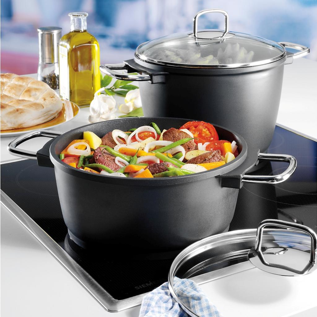 WMF Topf-Set 4-teilig Bratentopf Fleischtopf Bueno