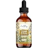Earthley Wellness, Cough-B-Gone, Organic Herbal Formula, Alcohol-Free Herbal Tincture for Kids (6 Months+) & Adults, Cold and