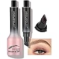 Anglicolor Upgraded Liquid Microblading Eyebrow Pen,Teardrop Angled Micro Eyebrow Brush To Microblading Eyebrow,Hair-Like Strokes,Natural Easy To Color Long Lasting Quick Drying (#02Taupe)