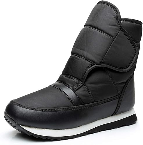 Amazon Ijge スノーシューズ ムートンブーツ メンズ レディース 防寒シューズ スノーブーツ 防寒 保温 防水 防滑 耐磨耗 ムートン ブーツ 防寒ブーツ ショートブーツ 滑らない 防寒靴 ミドル ハーフ カジュアル 男女兼用 アウトドア ブーツ