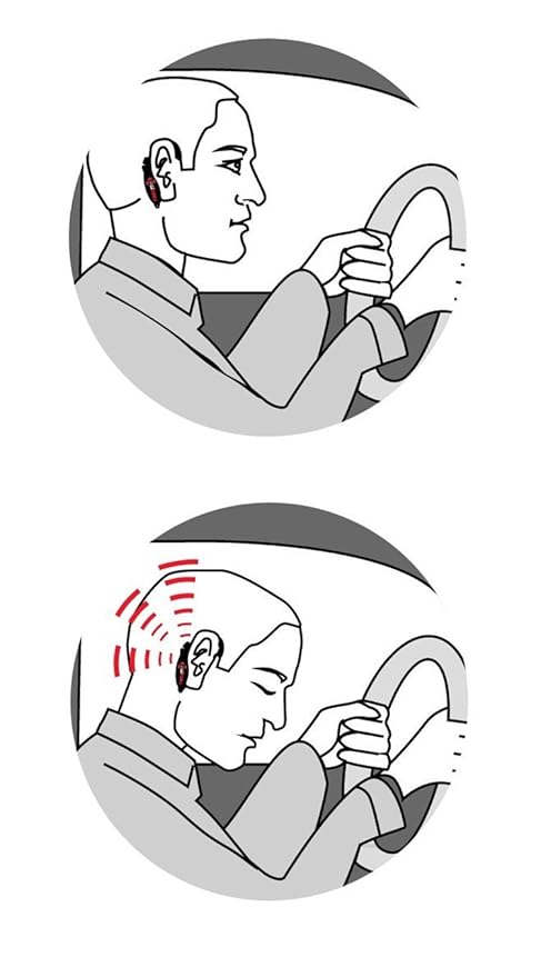 Amazon.com: FNSHIP Driving Doze Reminder with Vibrate Alert, Car Anti Sleep Doze Nap Reminder Ear Warner Vibration Anti Sleep Alarm: Car Electronics