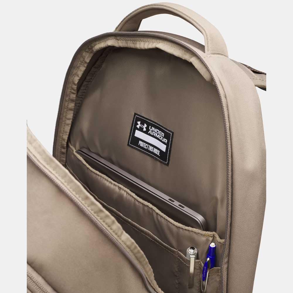 Under Armour Hustle 6.0 Pro Backpack, Taupe Dusk/Taupe Dusk, One Size