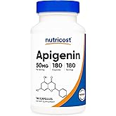 Nutricost Apigenin 50mg, 180 Capsules - Non-GMO, Gluten Free, Vegan
