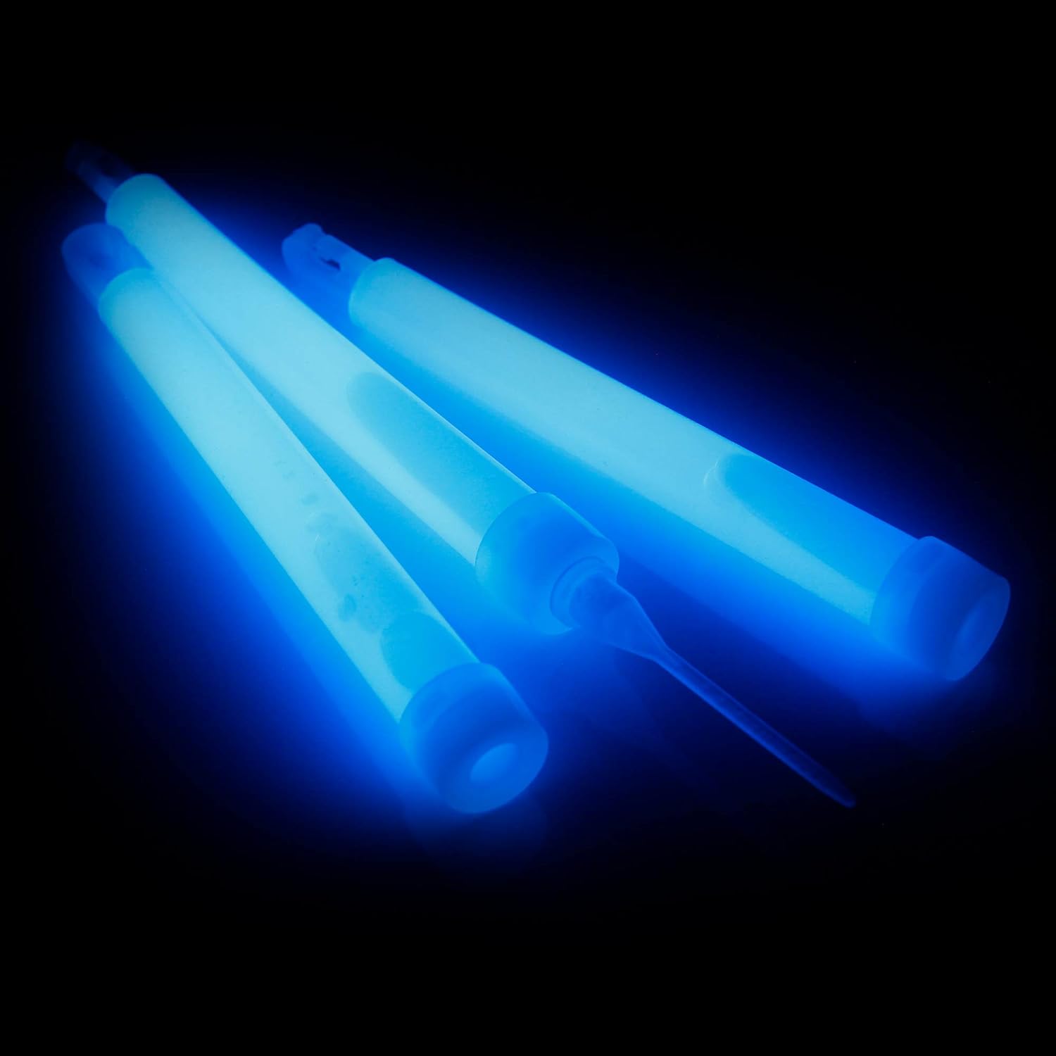 Was Bringt Knicklichter Zum Leuchten KNIXS 12er Set Premium Power-Knicklichter in blau leuchtend inkl