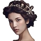 Sunshinesmile Wedding Bridal Gold Starfish Crystal Rhinestone Hair Accessories Headband Tiara