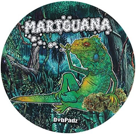 DabPadz Round Fabric Top - 5in / Mariguana