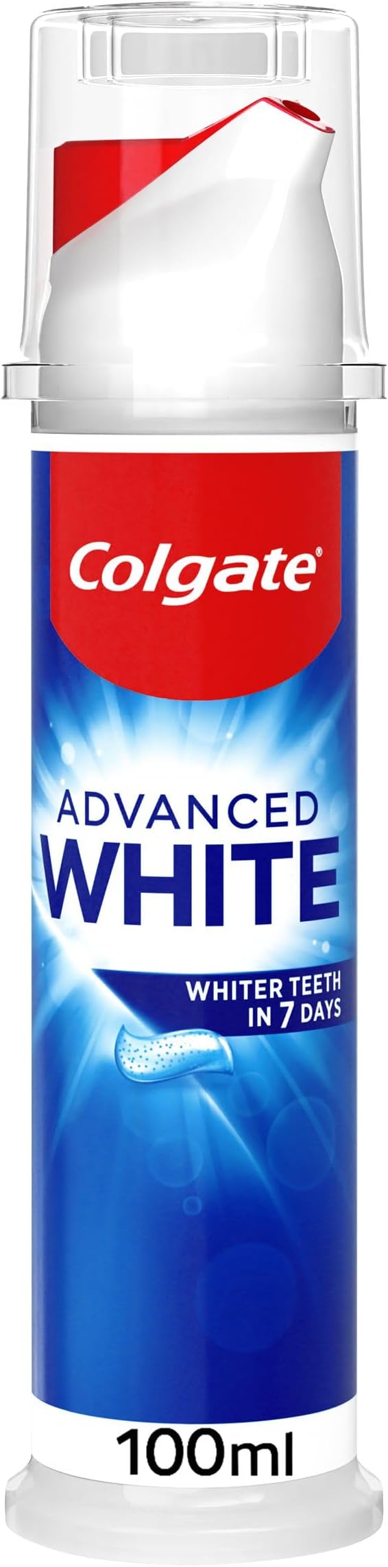 Colgate Advanced White Toothpaste 100ml Teeth Whitening 7 Days Active
