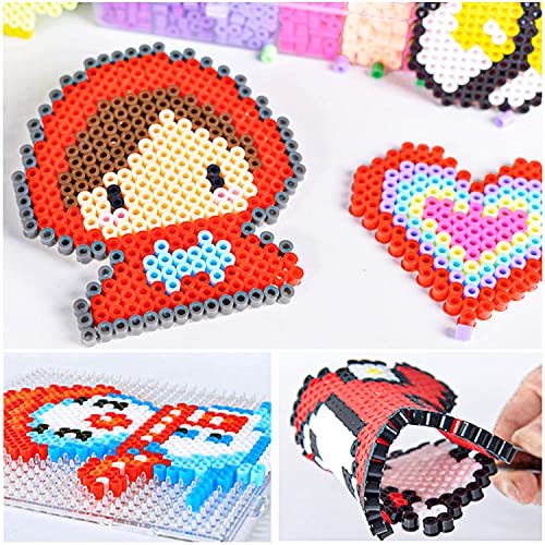 Pegboards for Perler Beads, 5000 Pieces Fuse Beads Kits Including 5