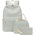 Bluboon School Backpack Teens Girls Boys Kids School Book Bags with Lunch Box Pencil Bag