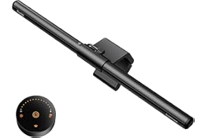 Quntis Monitor Light Bar 16'' with Remote, Fit for Curved Monitors, Eye-Care Computer Screen Light Bar, Auto-Dimming Dimmable
