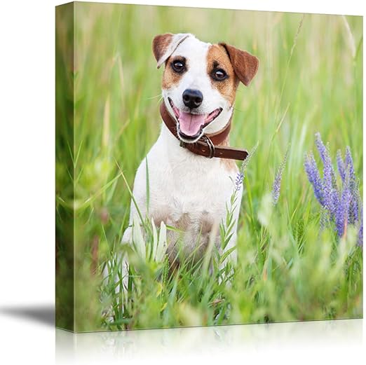 personalized dog canvas wall art