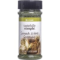 Tastefully Simple Spinach and Herb Seasoning, 1.5 Ounce