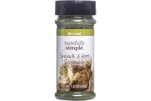 Tastefully Simple Spinach and Herb Seasoning, 1.5 Ounce