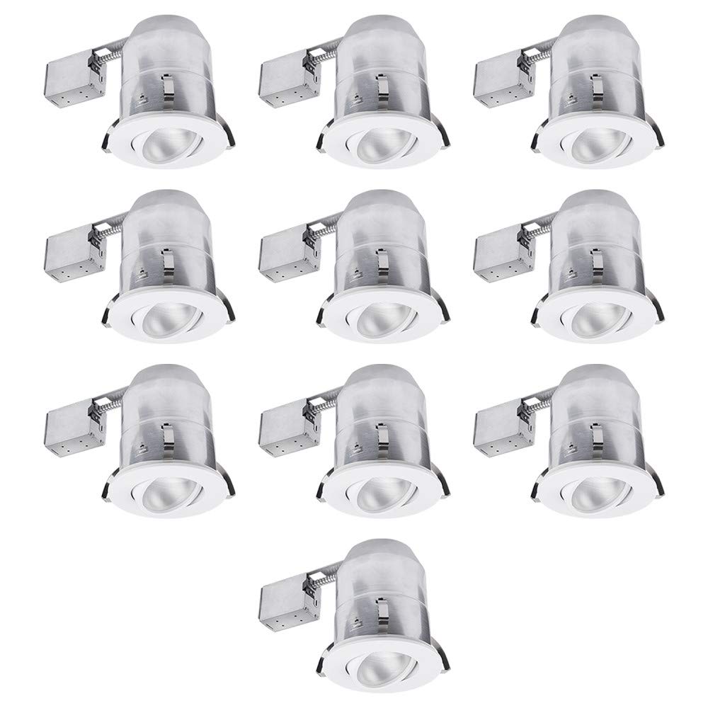 Best 6 In. White Round Recessed Lighting Kit