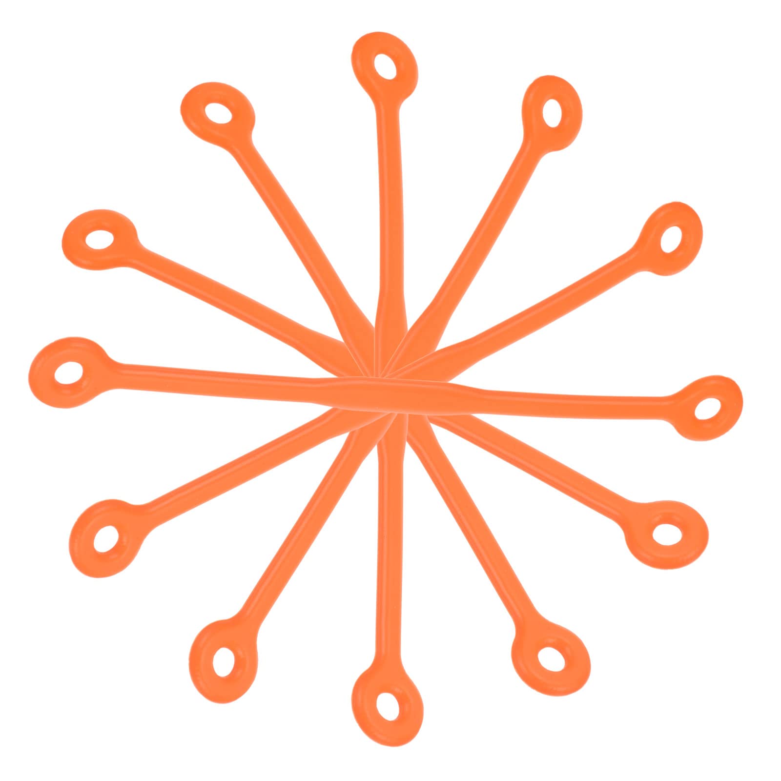 PATIKIL Tennis Dampener, 6 Pack Silicone Vibration Shock Absorber Racquet String Damping, Orange