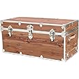 Rhino Trunk & Case Knotty Cedar Large Trunk For Foot Locker Style & End of Bed Storage 32"x18"x14"
