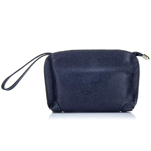 small navy clutch