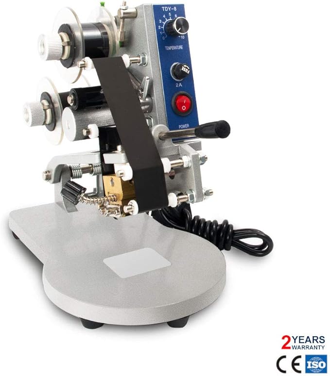 DY8 Manual Hand Operated Hot Stamp Printer Coding Machine Date Coder