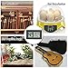 Qooltek Mini Digital Hygrometer Thermometer Indoor Humidity Monitor with Temperature Humidity Gauge Meter for Cars Incubators and Brooders Climb Pet (Fahrenheit)