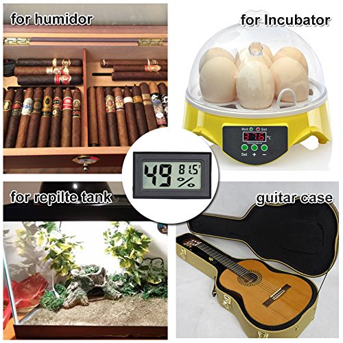 3 Qooltek+Hygrometer+Thermometer+Temperature+Incubators