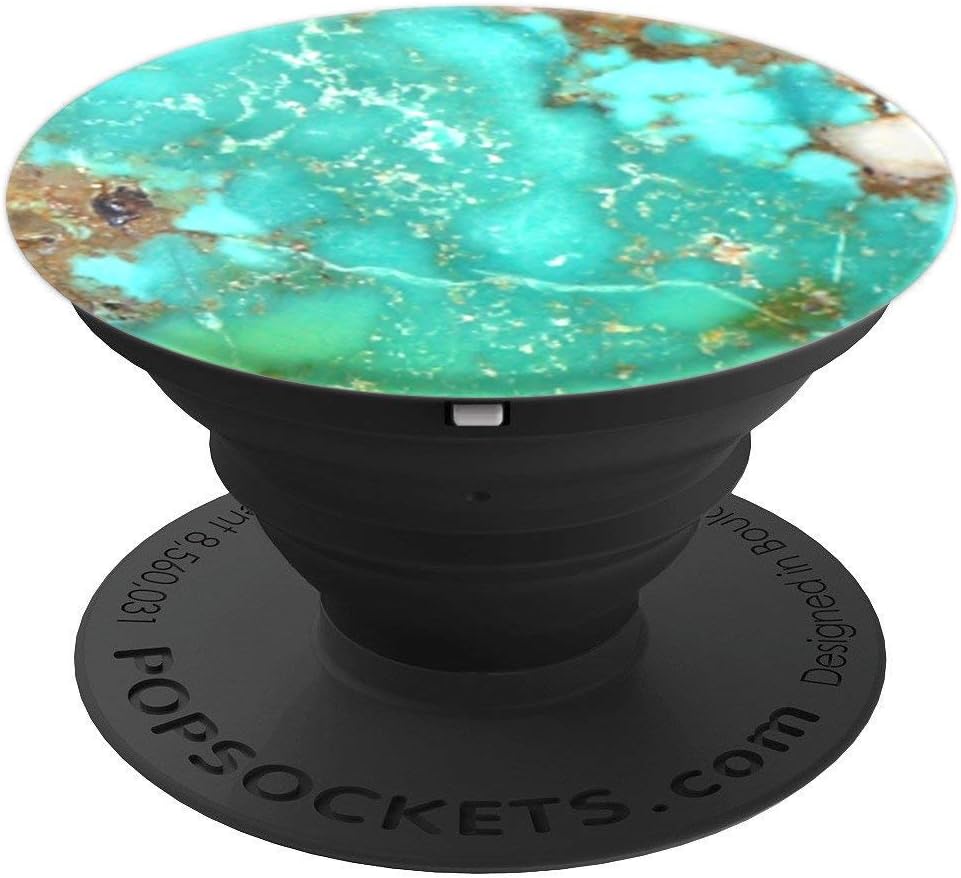 Turquoise Stone Slab PopSockets PopGrip: Swappable Grip for Phones & Tablets