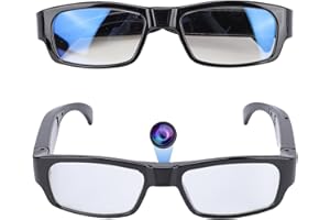 VBESTLIFE Camera Glasses, 1080P HD Video Recording with Wide Angle Lens and Electronic Stabilization, for Cycling, Outdoor Sp