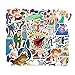 Philip J.Fry Futurama Cartoon Waterproof Laptop Stickers Waterproof Skateboard Snowboard Car Bicycle Luggage Decal 50pcs Pack (Futurama)