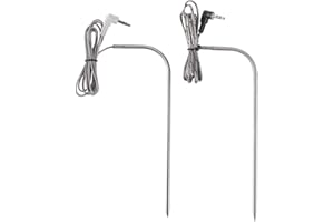 GRILLME 2 Sets Replacement Parts High-Temperature Meat BBQ Probe for Traeger Pellet Grills