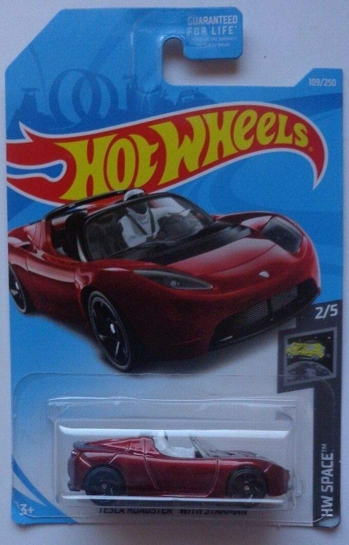 Hot Wheels Hw Space 25 Tesla Roadster With Starman