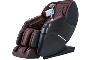 iRest Massage Chair - Full Body Relaxation with Yoga Stretching, Zero Gravity, SL Track, Foot Rollers, Airbags, Heating, and AI Voice Control (Black)