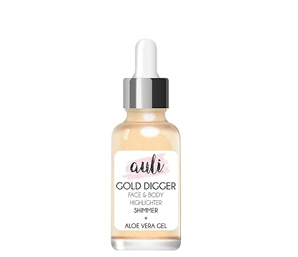 AULI LIFESTYLE Gold Digger Face and Body Highlighter Shimmer 30 ML
