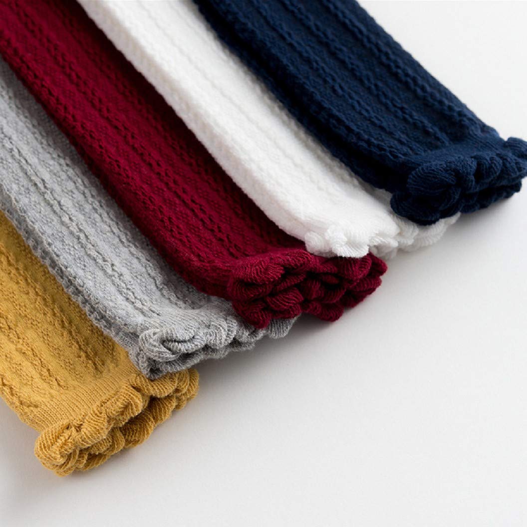 Ameidd Chaussettes Bebe Fille De 0 A 4 Ans Mignon Bebe Chaussettes Longues Chaussettes Princesse Enfant Genou Haute Guetres 5 Paires Chaussettes Enfants Rayees Guetres Bebe Puericulture Centroarco Com